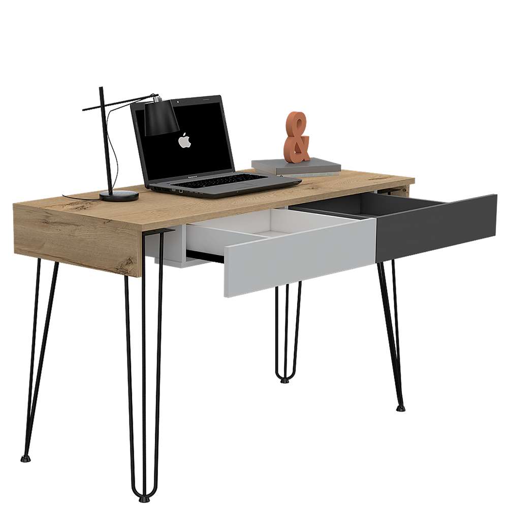 Escritorio Mumbai Blanco 120 cm con Cajones - Escritorios y Archivadores | Bylmo