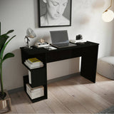 Escritorio Buriti Wengue 120.9x73cm sin Cajones y con Organizador de Libros - Escritorios | Bylmo