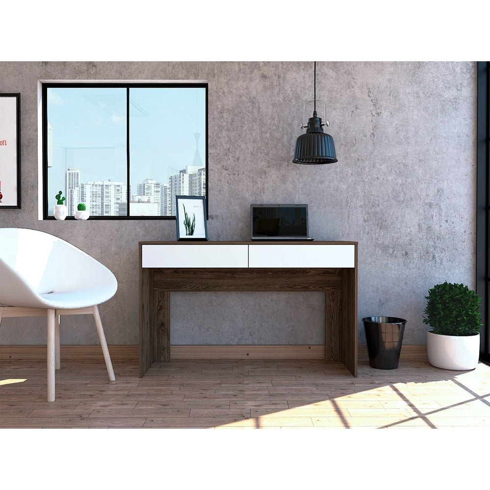 Escritorio Acre Coñac 120 cm con Cajones - Escritorios y Archivadores | Bylmo