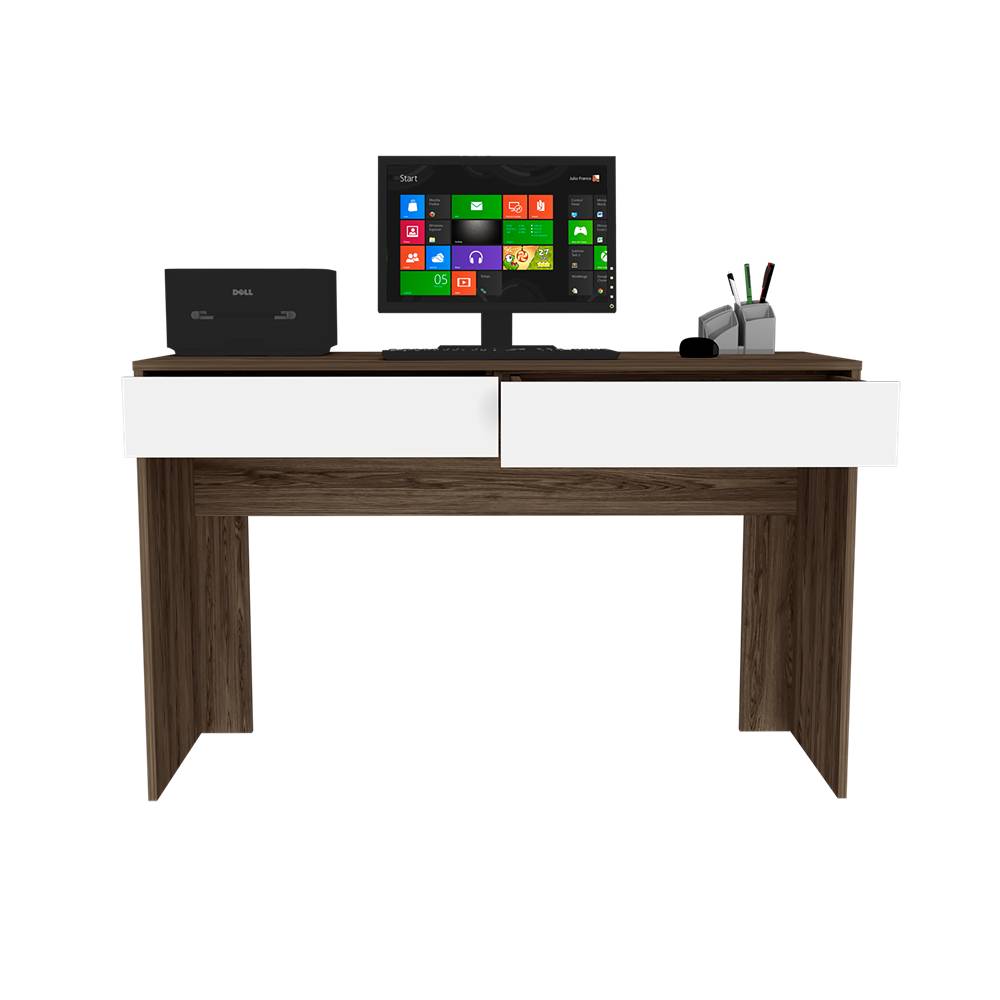 Escritorio Acre Plus Coñac 120 cm con Cajones - Escritorios y Archivadores | Bylmo