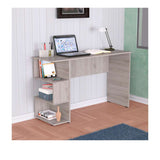 Escritorio Baptistine Ceniza 120.9x73cm sin Cajones y con Organizador de Libros - Escritorios y Archivadores | Bylmo