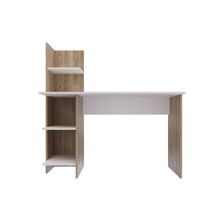 Escritorio Gael Duna 120x120cm sin Cajones y con Organizador de Libros - Escritorios | Bylmo