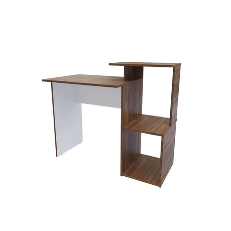 Escritorio Pietra Caramelo 101.5x86.6cm sin Cajones y con Organizador de Libros - Escritorios | Bylmo