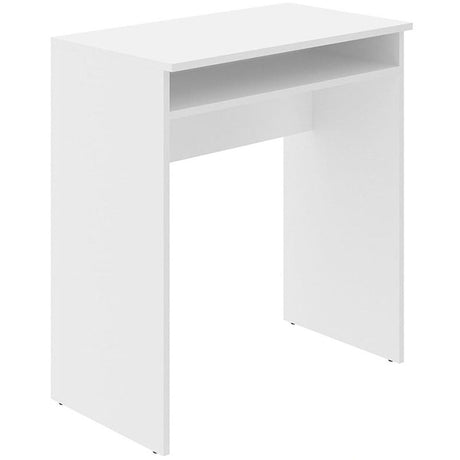 Escritorio Bonn Blanco 68 cm Minimalista con Un Entrepaño - Escritorios | Bylmo