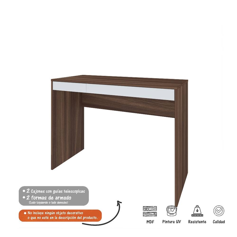 Escritorio Collage Cafe 103 cm con Cajones - Escritorios y Archivadores | Bylmo