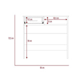 Combo Escritorio y Biblioteca Office Vizcaya Wengue 80x75.5cm Con Un Cajón y con Organizador de Libros - Escritorios y Archivadores | Bylmo