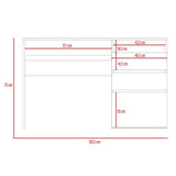 Escritorio Dublin Habano 120 cm con Archivador y Cajones - Escritorios y Archivadores | Bylmo