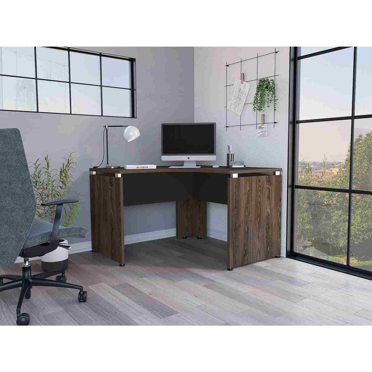 Escritorio Home Office Coñac 120 cm de Diseño Moderno - Escritorios | Bylmo