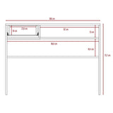 Escritorio Hungría Wengue 100 cm con Cajón y Entrepaños - Escritorios y Archivadores | Bylmo
