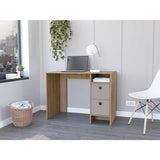 Escritorio Khali Miel 100 cm con Dos Cajones - Escritorios | Bylmo