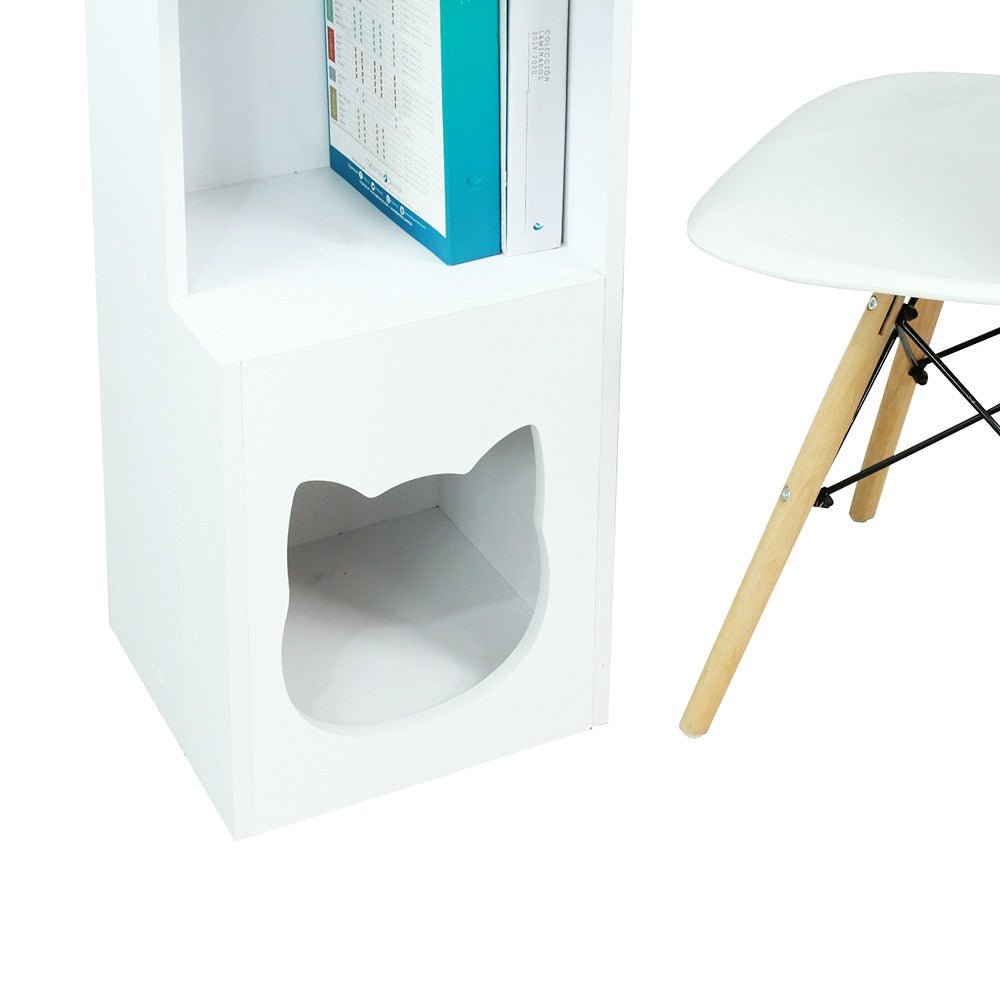 Escritorio King Blanco 40 cm con Espacio para Mascota - Escritorios | Bylmo