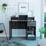 Escritorio Manaos Ceniza 102 cm con Un Cajón y Entrepaños - Escritorios | Bylmo