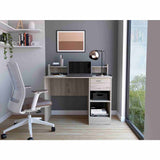 Escritorio Manaos Wengue 93 cm con Un Cajon y Entrepaños - Escritorios | Bylmo