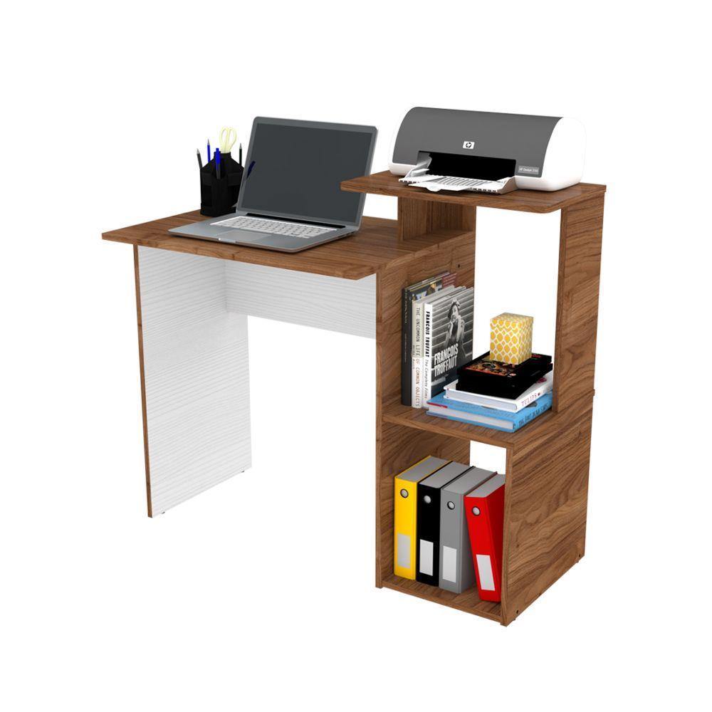 Escritorio Mikasa Gales 101.5x88.6cm sin Cajones y con Organizador de Libros - Escritorios y Archivadores | Bylmo