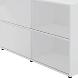 Escritorio en L Mingle Blanco 120 cm con Biblioteca - Escritorios y Archivadores | Bylmo