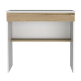 Escritorio Ohio Blanco 80 cm con Un Cajón y Entrepaños - Escritorios | Bylmo