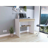 Escritorio Ohio Blanco 80 cm con Un Cajón y Entrepaños - Escritorios | Bylmo