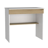 Escritorio Ohio Blanco 80 cm con Un Cajón y Entrepaños - Escritorios | Bylmo