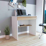 Escritorio Ohio Blanco 80x73cm Con Un Cajón - Escritorios | Bylmo