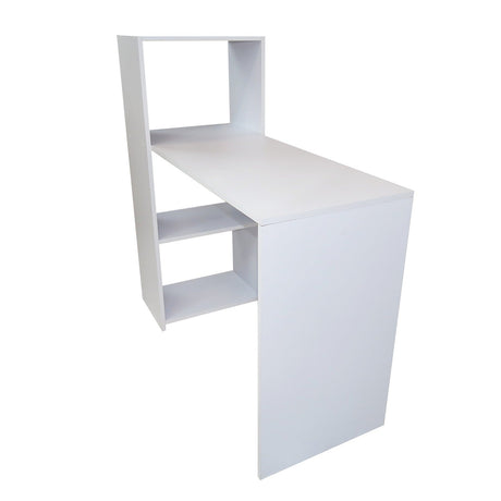 Escritorio Queen Blanco 110 cm con Biblioteca - Escritorios | Bylmo