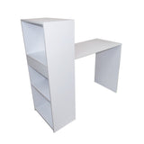 Escritorio Queen Blanco 110 cm con Biblioteca - Escritorios | Bylmo