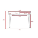 Escritorio Stamford Cafe Expreso 120 cm - Escritorios y Archivadores | Bylmo