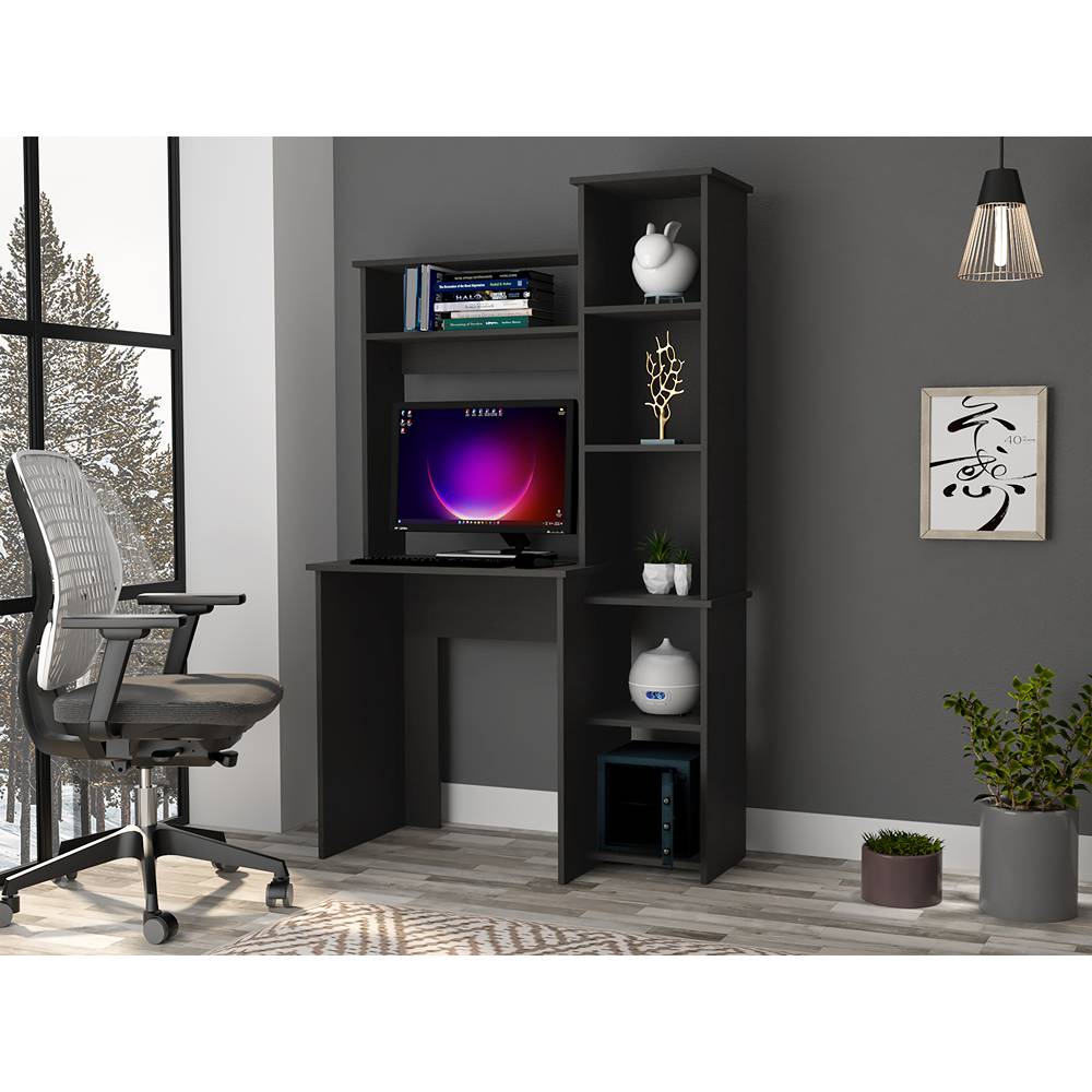 Escritorio Versalles Wengue 98.5x162.5cm sin Cajones - Escritorios y Archivadores | Bylmo