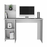 Escritorio Vilna Blanco 120x121cm sin Cajones y con Organizador de Libros - Escritorios | Bylmo