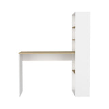 Escritorio Z120 Blanco 120 cm con Estantería - Escritorios | Bylmo
