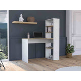 Escritorio Z120 Blanco 120 cm con Estantería - Escritorios | Bylmo