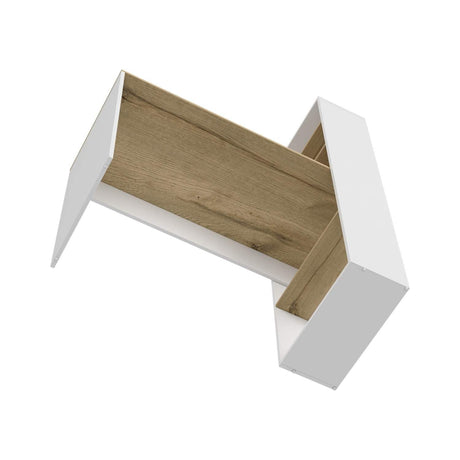 Escritorio Z120 Blanco 120 cm con Estantería - Escritorios | Bylmo