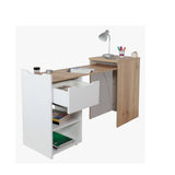 Escritorio Extensible Provenza Duna 40x77.8cm Con Un Cajón y con Organizador de Libros - Escritorios | Bylmo