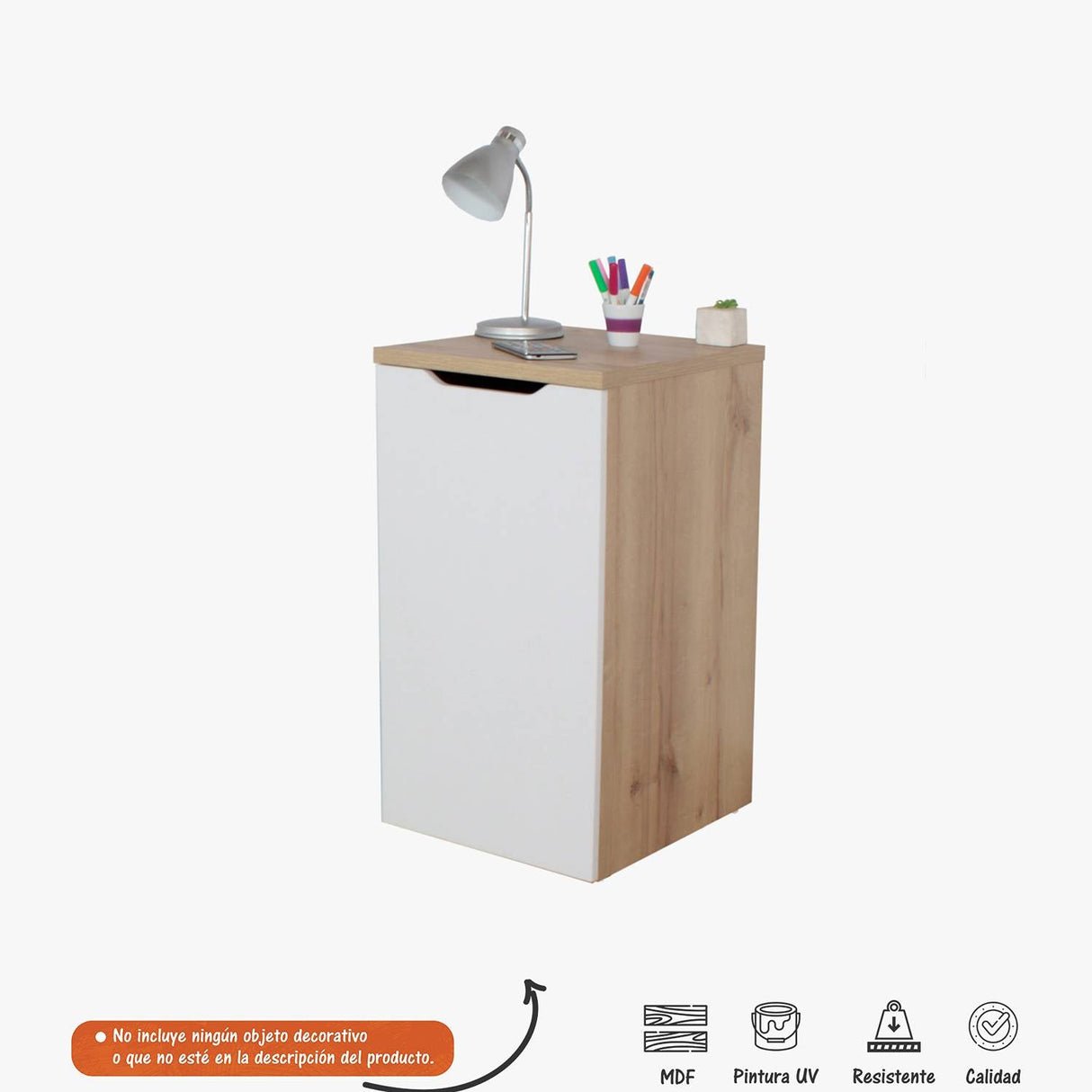 Escritorio Extensible Provenza Duna 40x77.8cm Con Un Cajón y con Organizador de Libros - Escritorios | Bylmo