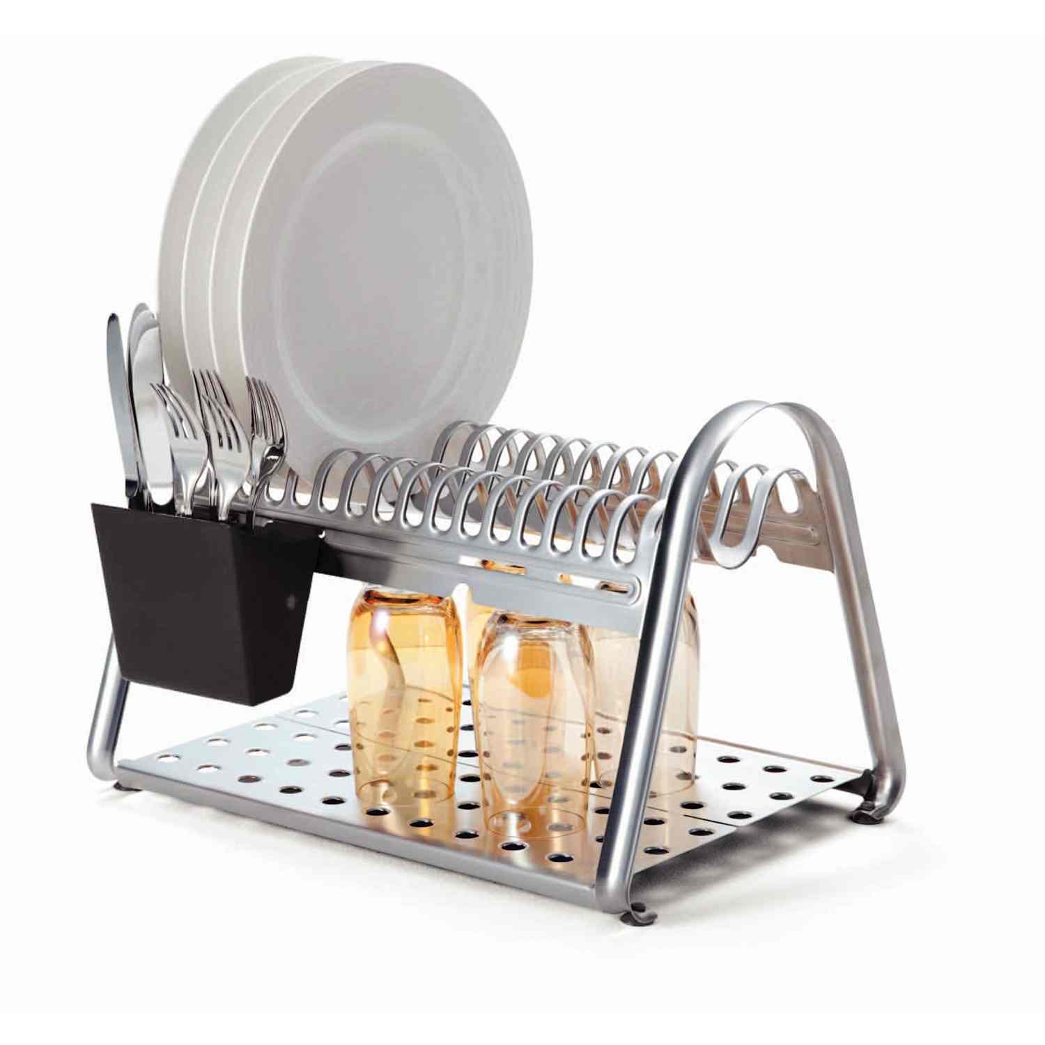 Escurridor de platos y vasos para muebles de cocina 70 cm. Incluye ban