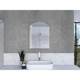 Espejo de Baño Affi Plateado 45x60cm Arco Superior con Biselado - Espejos de Baño | Bylmo