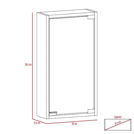 Espejo de Baño Merlo Rectangular 30 cm - Espejos de Baño | Bylmo