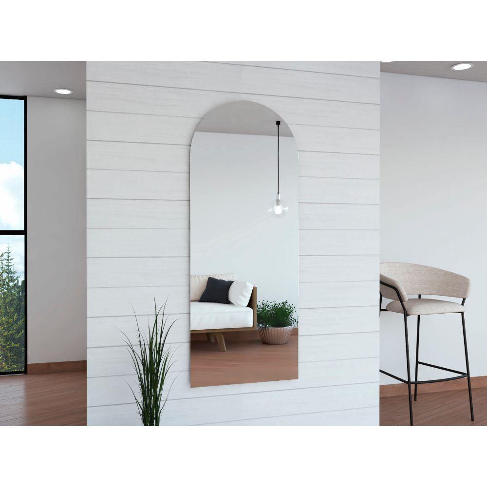 Espejo de Pared Florencia Plateado 60x150cm Arco Superior sin Marco - Espejos Decorativos | Bylmo