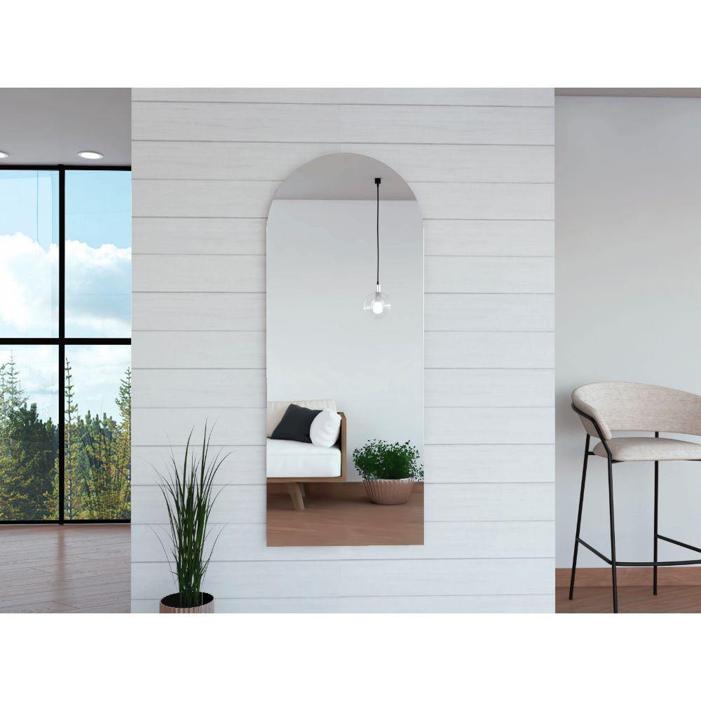 Espejo de Pared Florencia Plateado 60x150cm Arco Superior sin Marco - Espejos Decorativos | Bylmo
