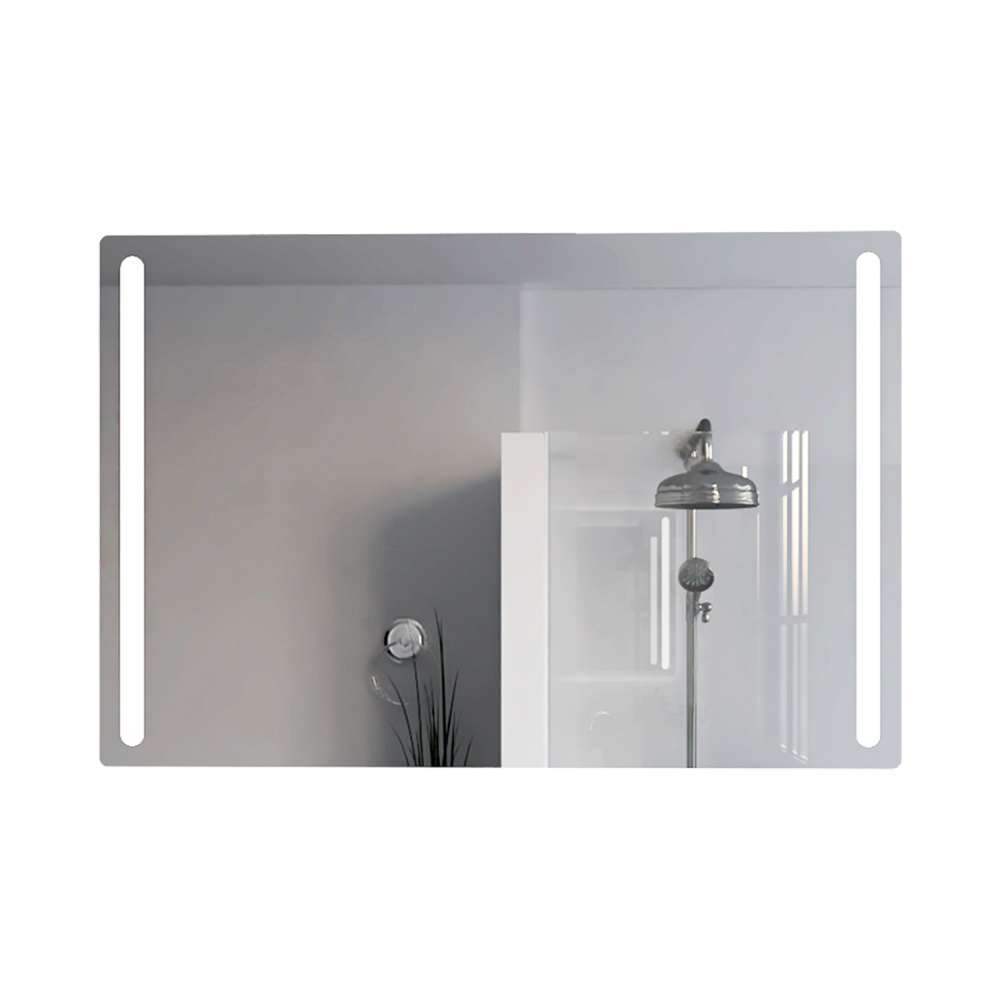 Espejo de Baño Hera Plateado 90x60cm Rectangular con Biselado y con Iluminiación Led - Espejos de Baño | Bylmo