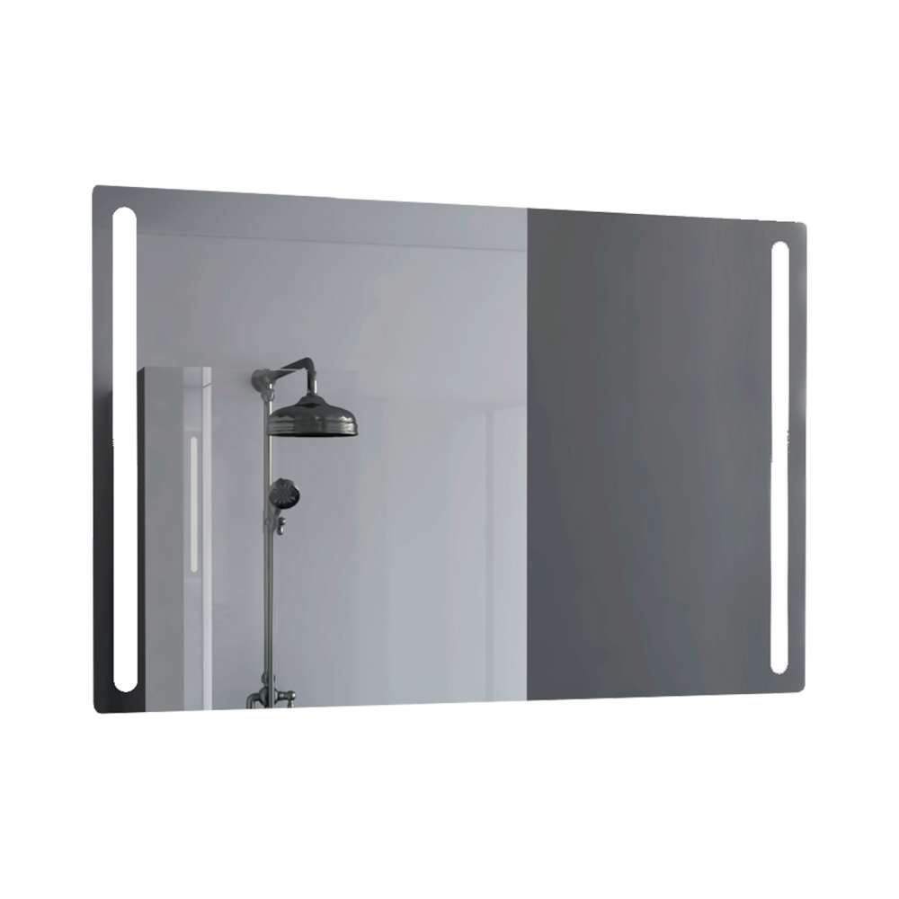 Espejo de Baño Hera Plateado 90x60cm Rectangular con Biselado y con Iluminiación Led - Espejos de Baño | Bylmo