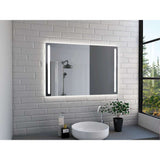 Espejo de Baño Hera Plateado 90x60cm Rectangular con Biselado y con Iluminiación Led - Espejos de Baño | Bylmo