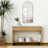 Espejo de Pared Ibiza Dorado 40x80cm Arco Superior con Marco Metalico - Espejos Decorativos | Bylmo