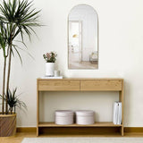 Espejo de Pared Ibiza Dorado 40x80cm Arco Superior con Marco Metalico - Espejos Decorativos | Bylmo