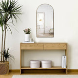 Espejo de Pared Ibiza Dorado 40x80cm Arco Superior con Marco Metalico - Espejos Decorativos | Bylmo