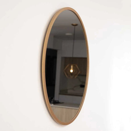 Espejo Olivar Redondo 100 cm Dorado - Espejos Decorativos | Bylmo