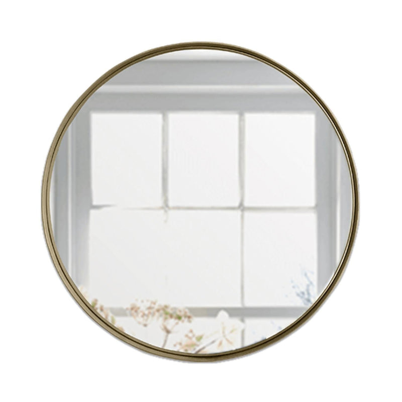 Espejo Osaka Circular 100 cm Dorado Decorativo