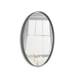 Espejo de Pared Osaka Plata 60x60cm Redondo con Marco Metalico - Espejos Decorativos | Bylmo