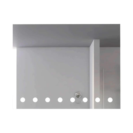 Espejo de Baño Osirirs Plateado 95x75cm Rectangular y con Iluminiación Led - Espejos de Baño | Bylmo