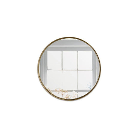 Espejo de Pared Osaka Dorado 40x40cm Redondo con Marco Metalico - Espejos Decorativos | Bylmo