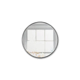 Espejo de Pared Osaka Negro 40x40cm Redondo con Marco Metalico - Espejos Decorativos | Bylmo